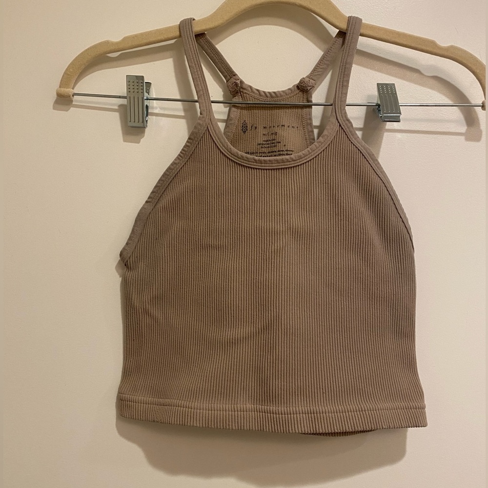 Free People happiness runs crop tank. Size M/L.